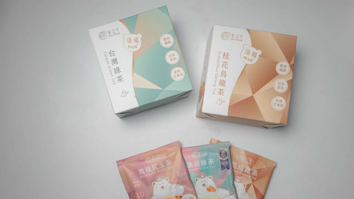 【茶立方 X 姐夫嚴選】纖暢PLUS+系列 桂花烏龍茶 & 台灣綠茶 - 第1張圖